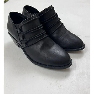 Rocket Dog Womens Becan Ankle Boots Shoes Size 6.5 Booties Black Strappy